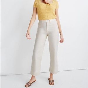 Madewell Slim Emmett Wide Leg pants